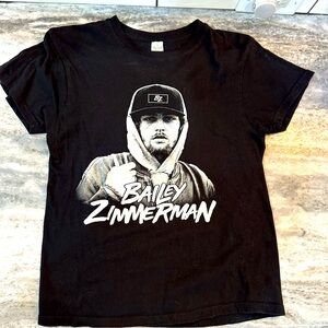 Official Bailey Zimmerman concert tee sz S small